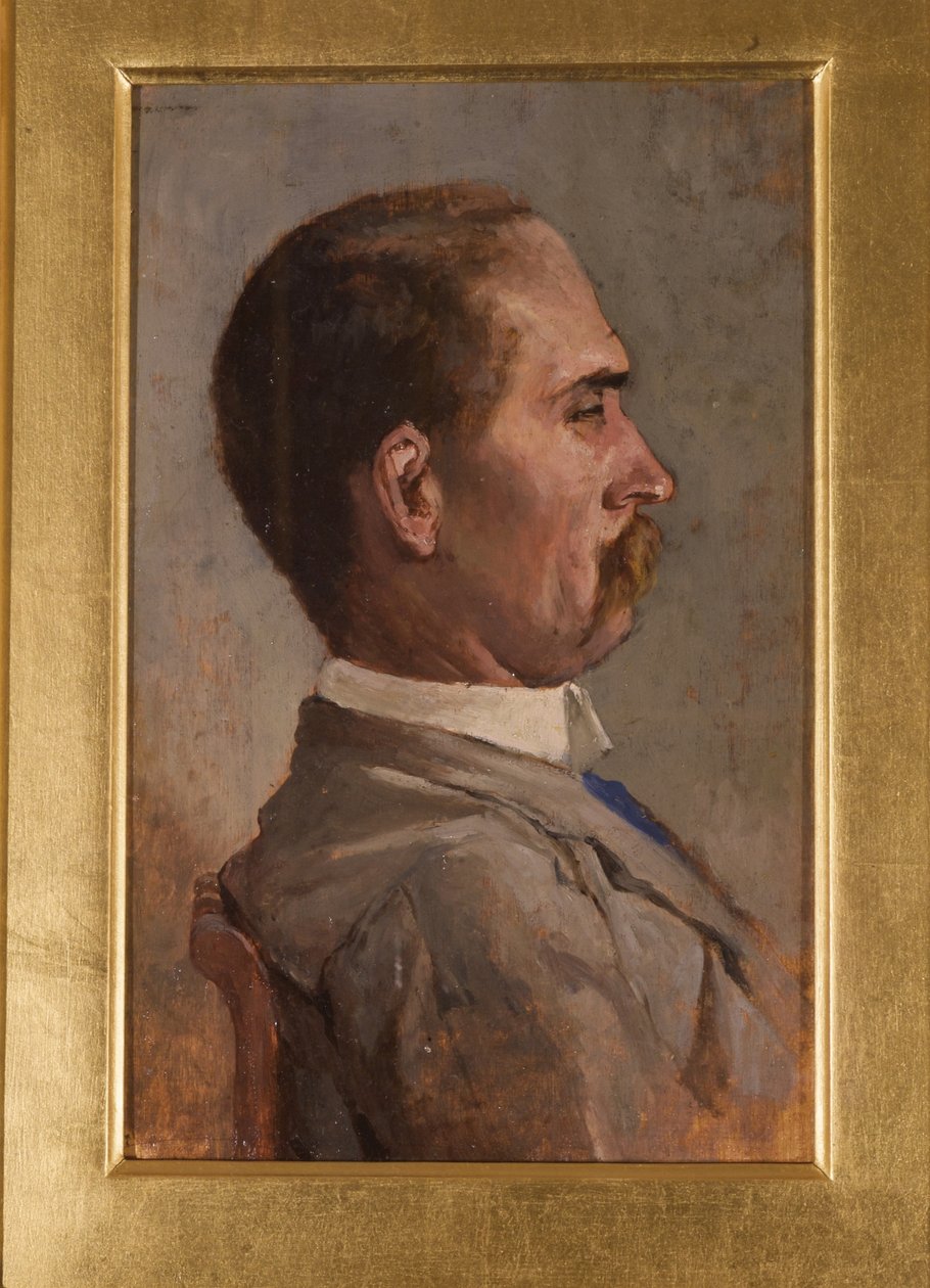 Portræt af hr. Mazzoli af Giovanni Fattori