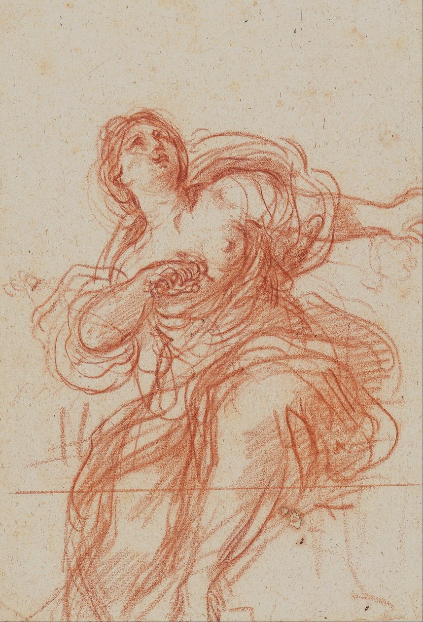 Lucretias død af Giovanni Francesco Barbieri