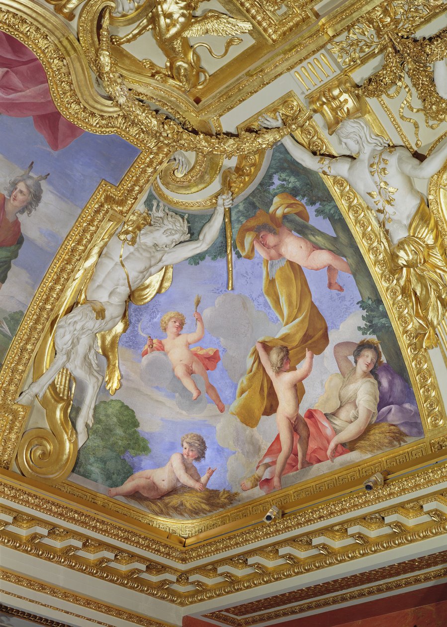 Allegory of Summer, 1655-58 (vægmaleri) af Giovanni Francesco Romanelli