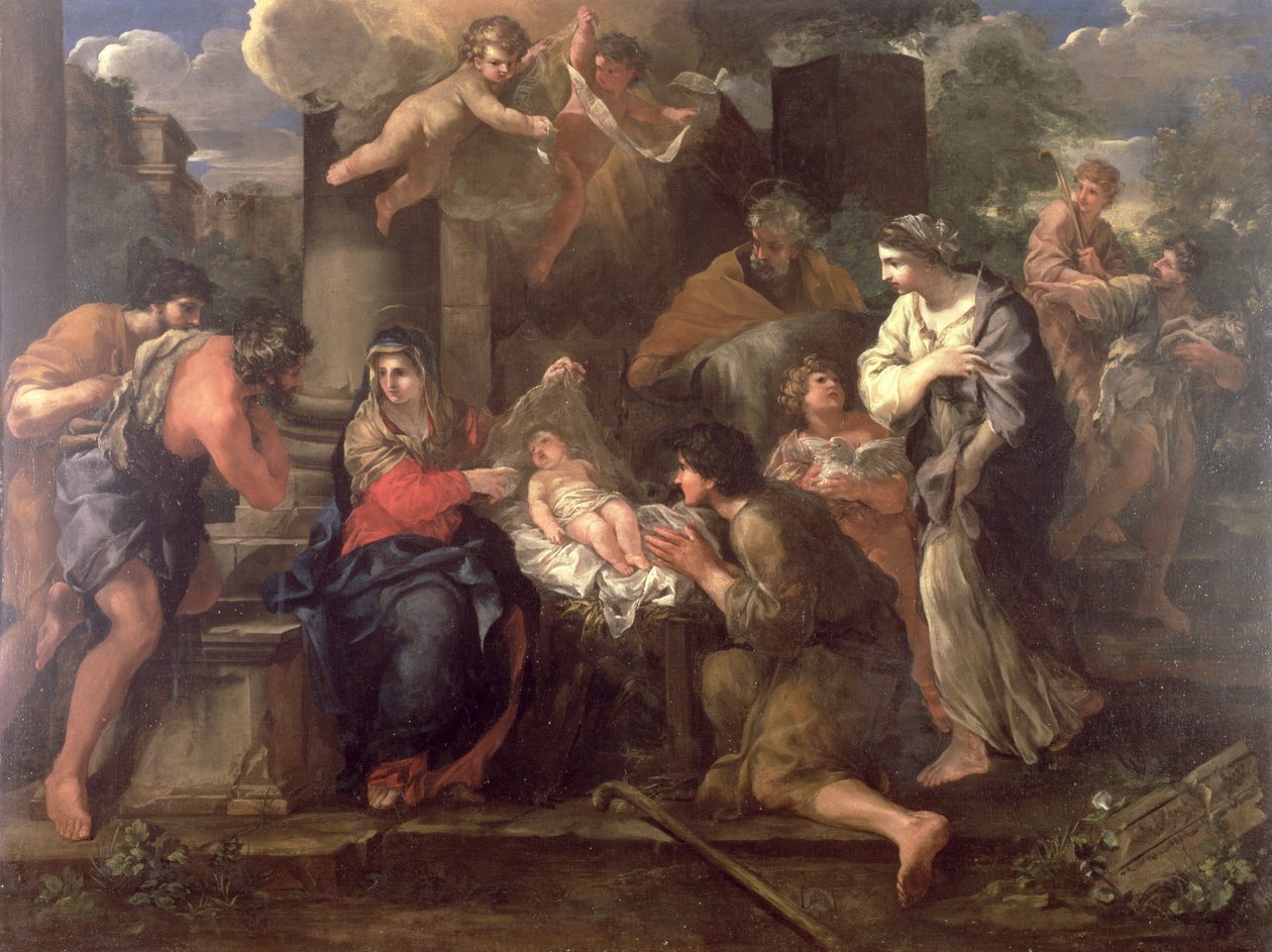 Hyrdernes tilbedelse af Giovanni Francesco Romanelli