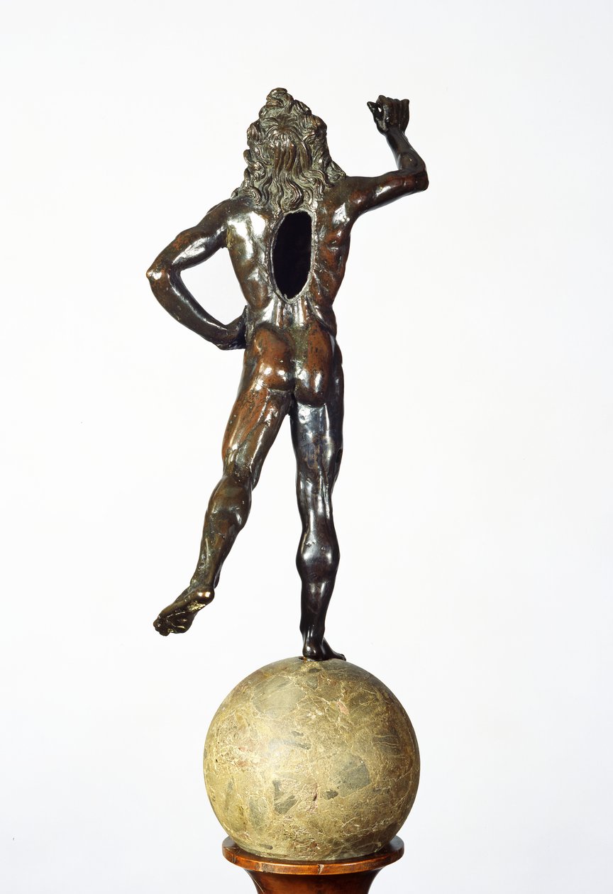 Mercury Taking Flight, ca. 1515 (kobberlegering, breccia og træ) af Giovanni Francesco Rustici