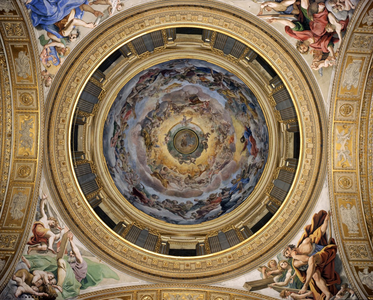 Paradisets herlighed, 1627 af Giovanni Lanfranco