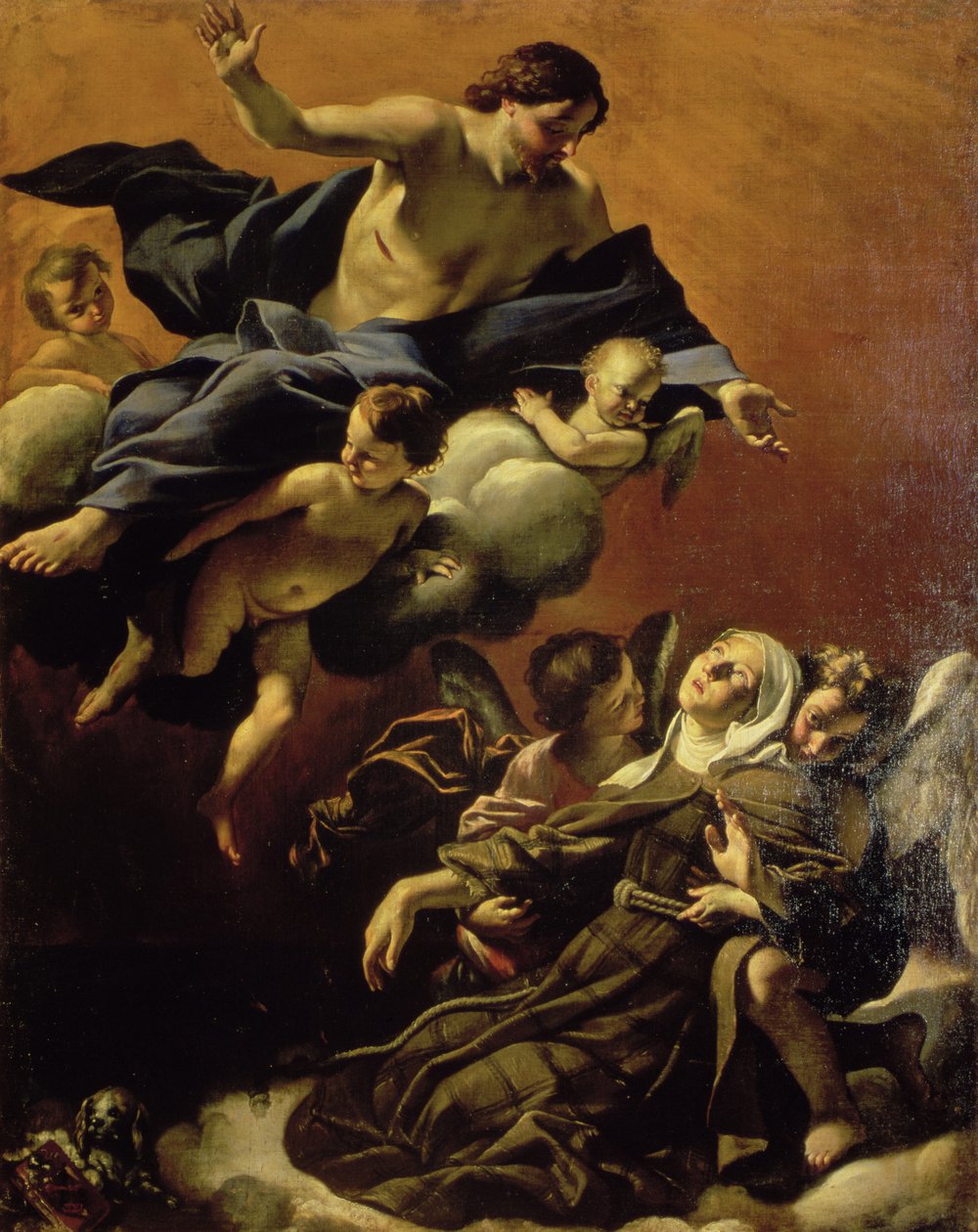 Ekstasen af St. Margaret af Cortona af Giovanni Lanfranco