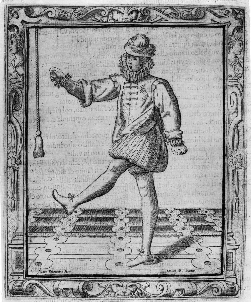 Courtly Dance, Illustration fra 