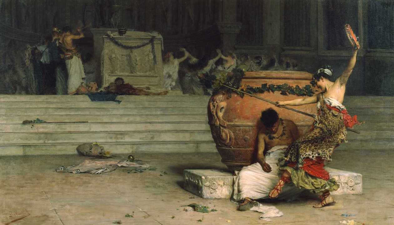 Bacchus-templet, 1881 af Giovanni Muzioli
