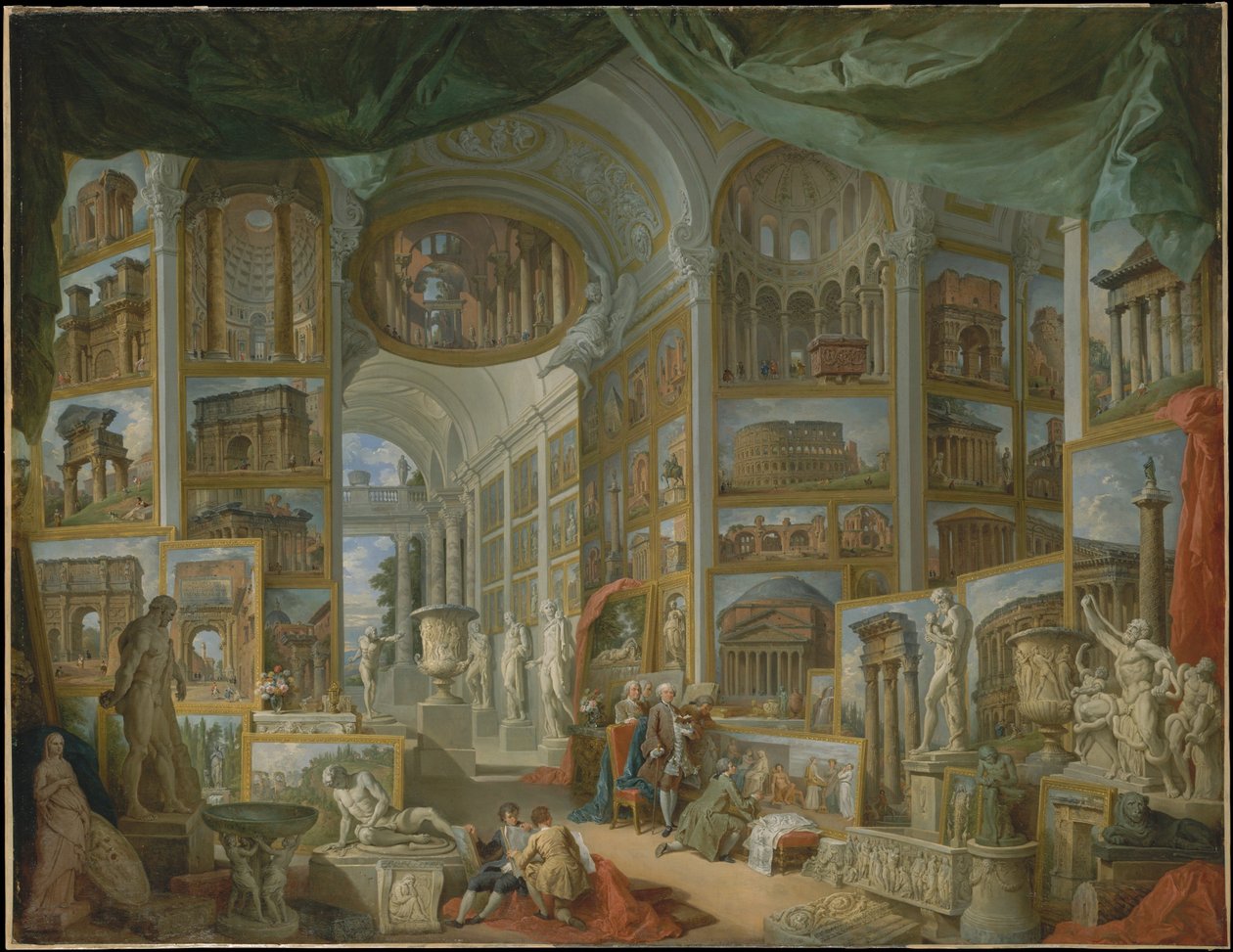 Det gamle Rom af Giovanni Paolo Pannini