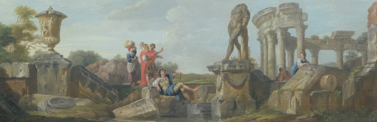 Gaius Marius overvejer ruinerne af Karthago af Giovanni Paolo Pannini
