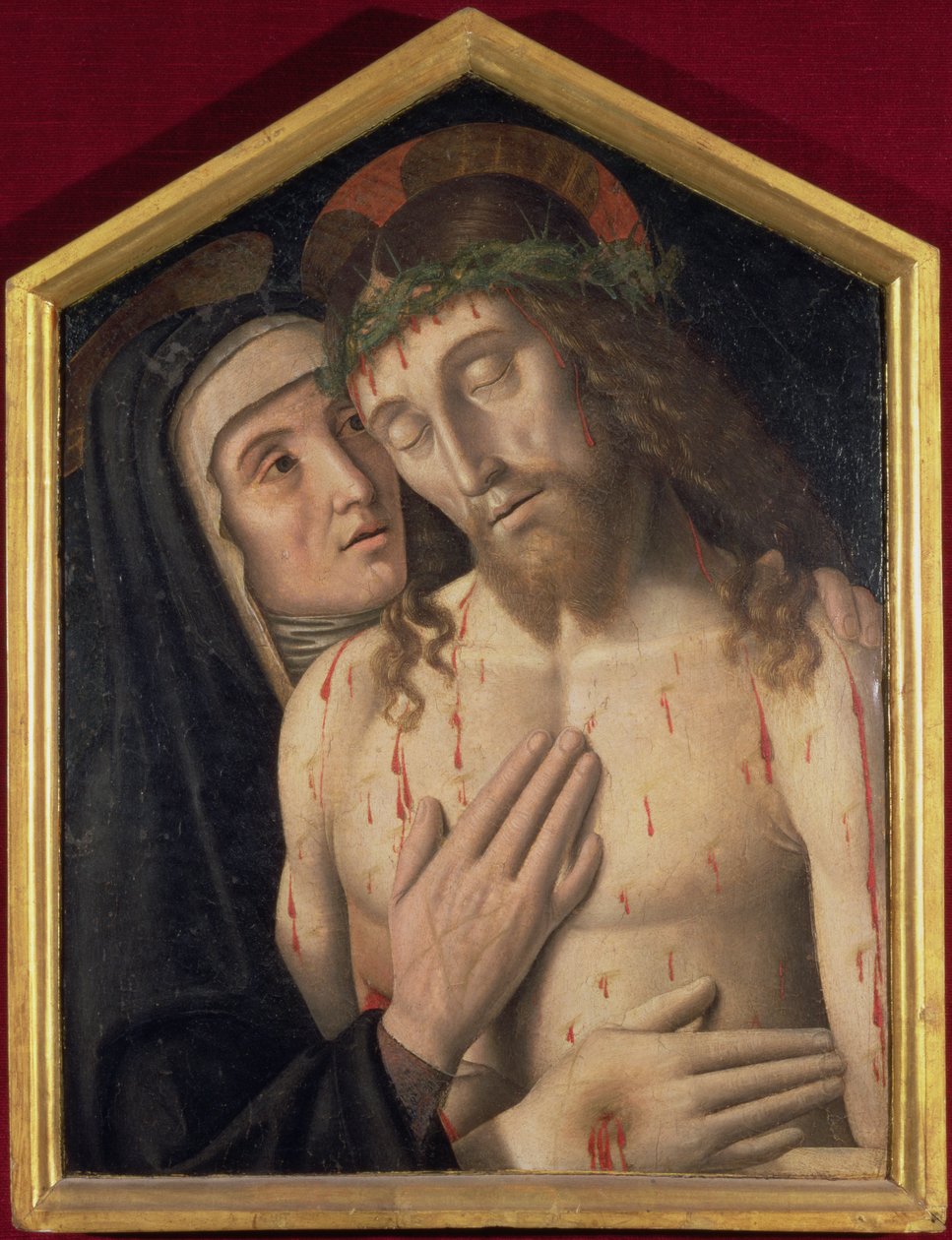Klagesang over den døde Kristus af Giovanni Santi or Sanzio