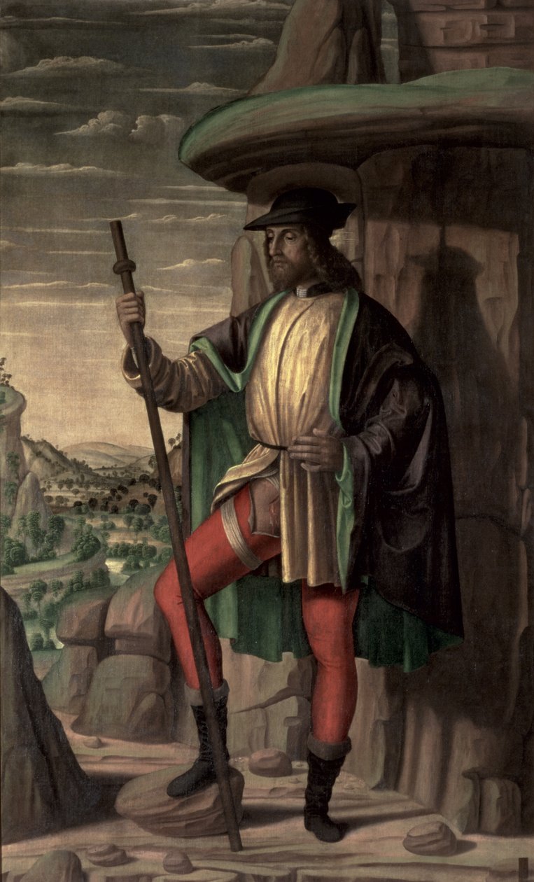 St. Roch af Giovanni Santi or Sanzio