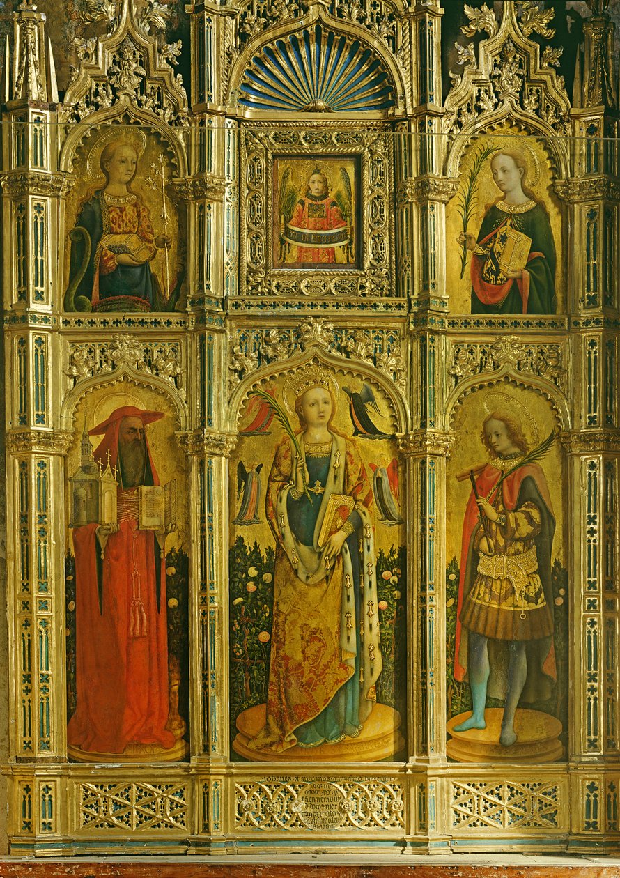 St. Sabina altertavle, 1443 af Giovanni and Antonio da Murano