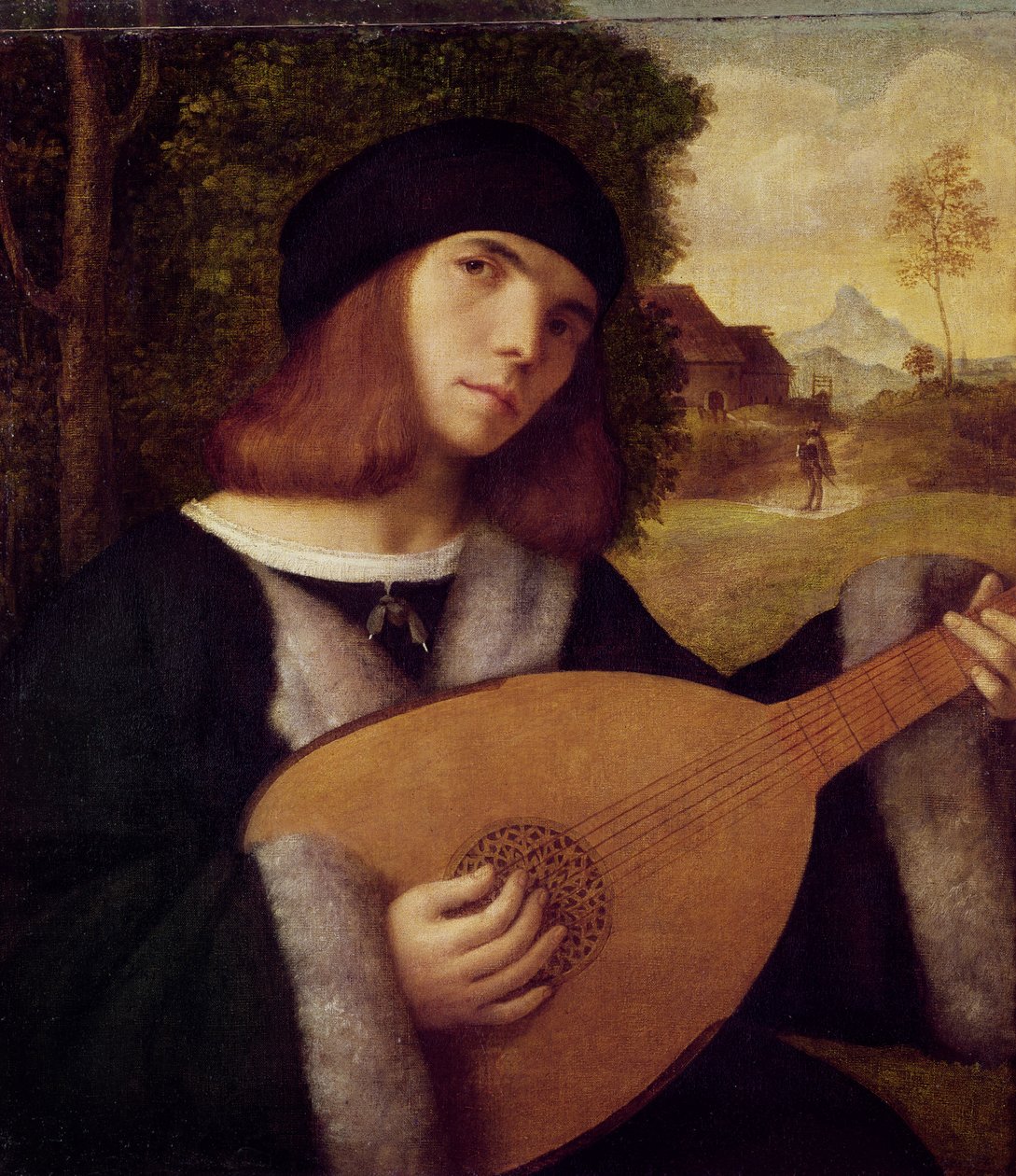 Lutespilleren af Giovanni de Busi Cariani