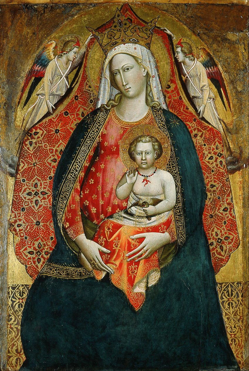 Madonna og barn med engle af Giovanni di Marco