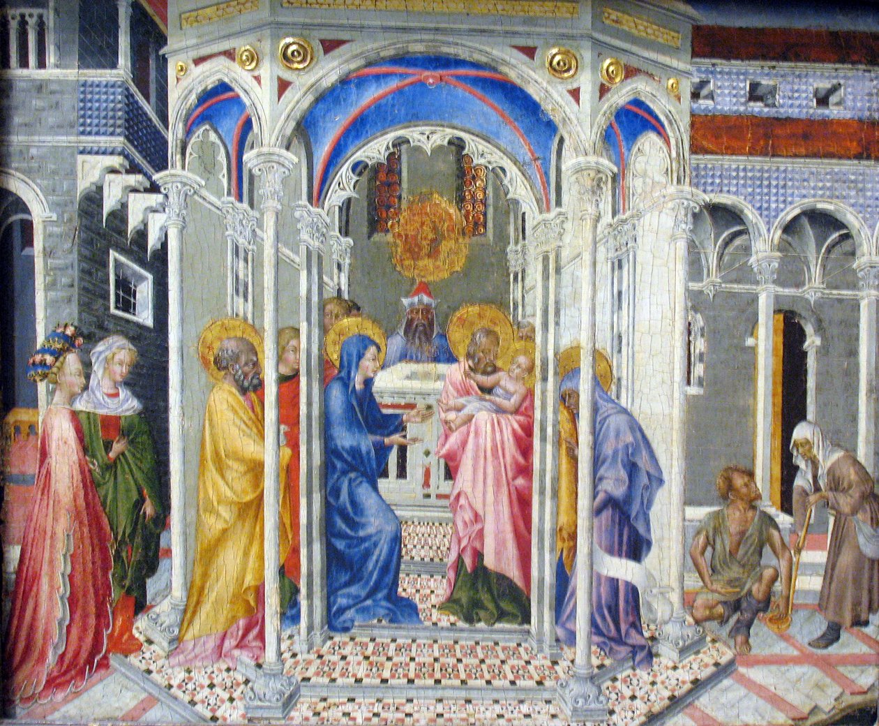Præsentation af Kristus i templet af Giovanni di Paolo