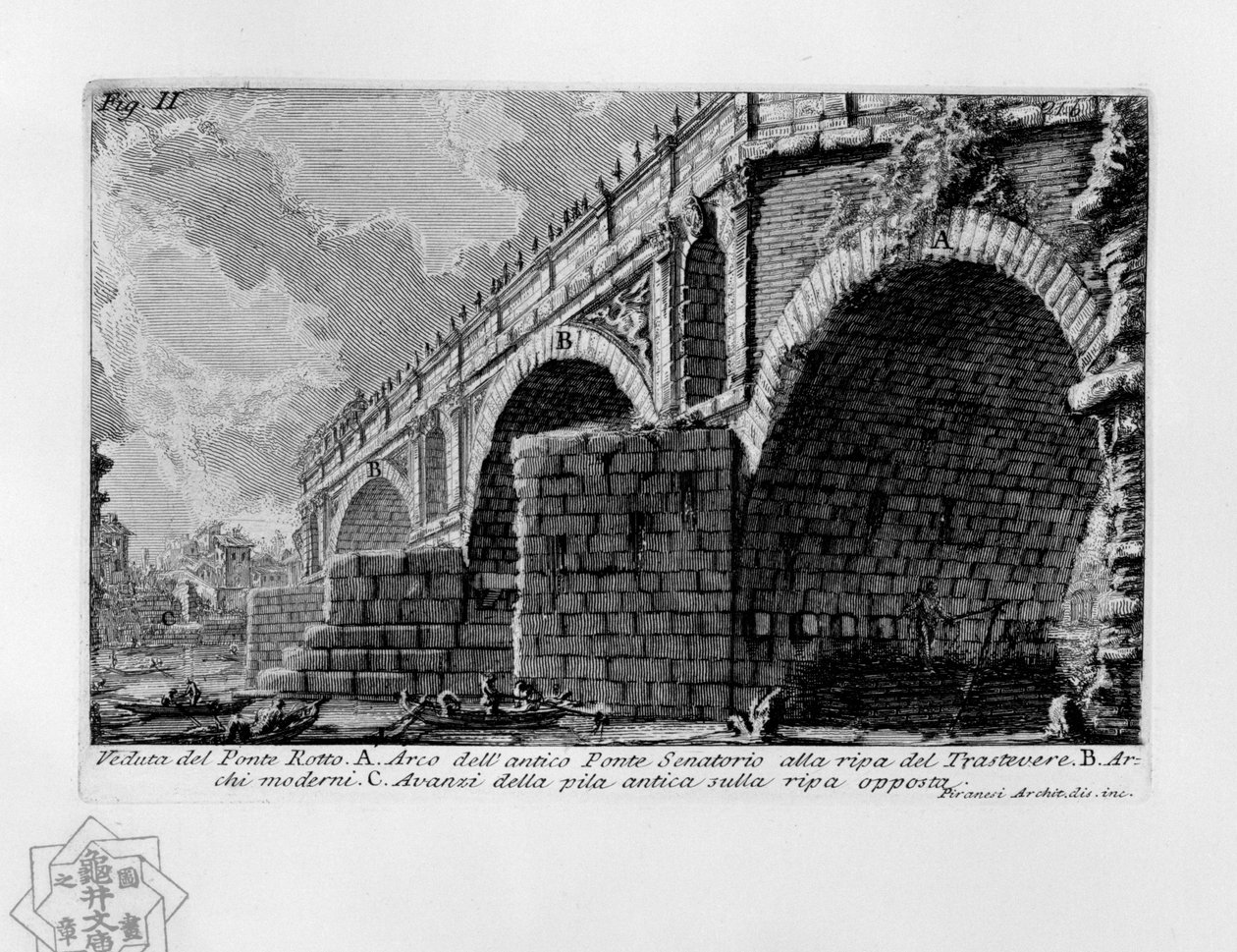 Broken Bridge af Giovanni Battista Piranesi