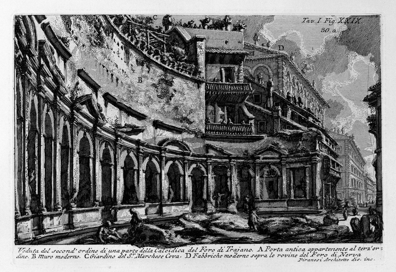 Trajans marked af Giovanni Battista Piranesi