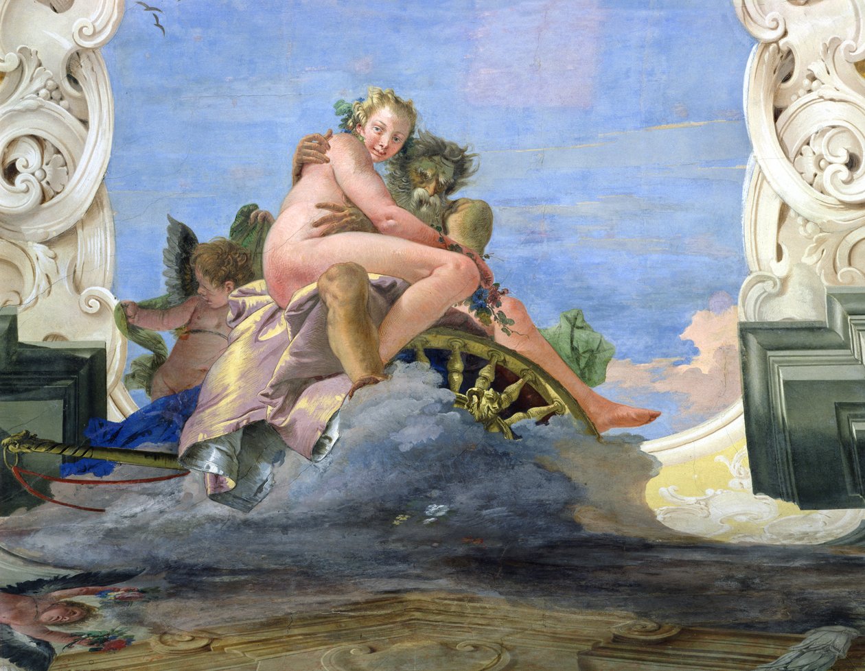Pluto voldtager Proserpine af Giovanni Battista Tiepolo