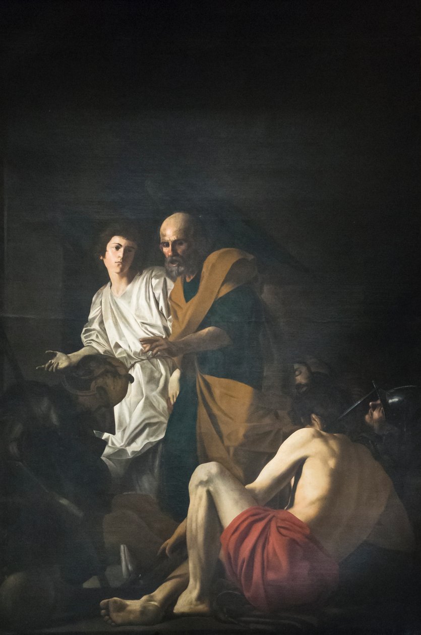 Sankt Peter løsladt fra fængslet af Giovanni Battista Caracciolo