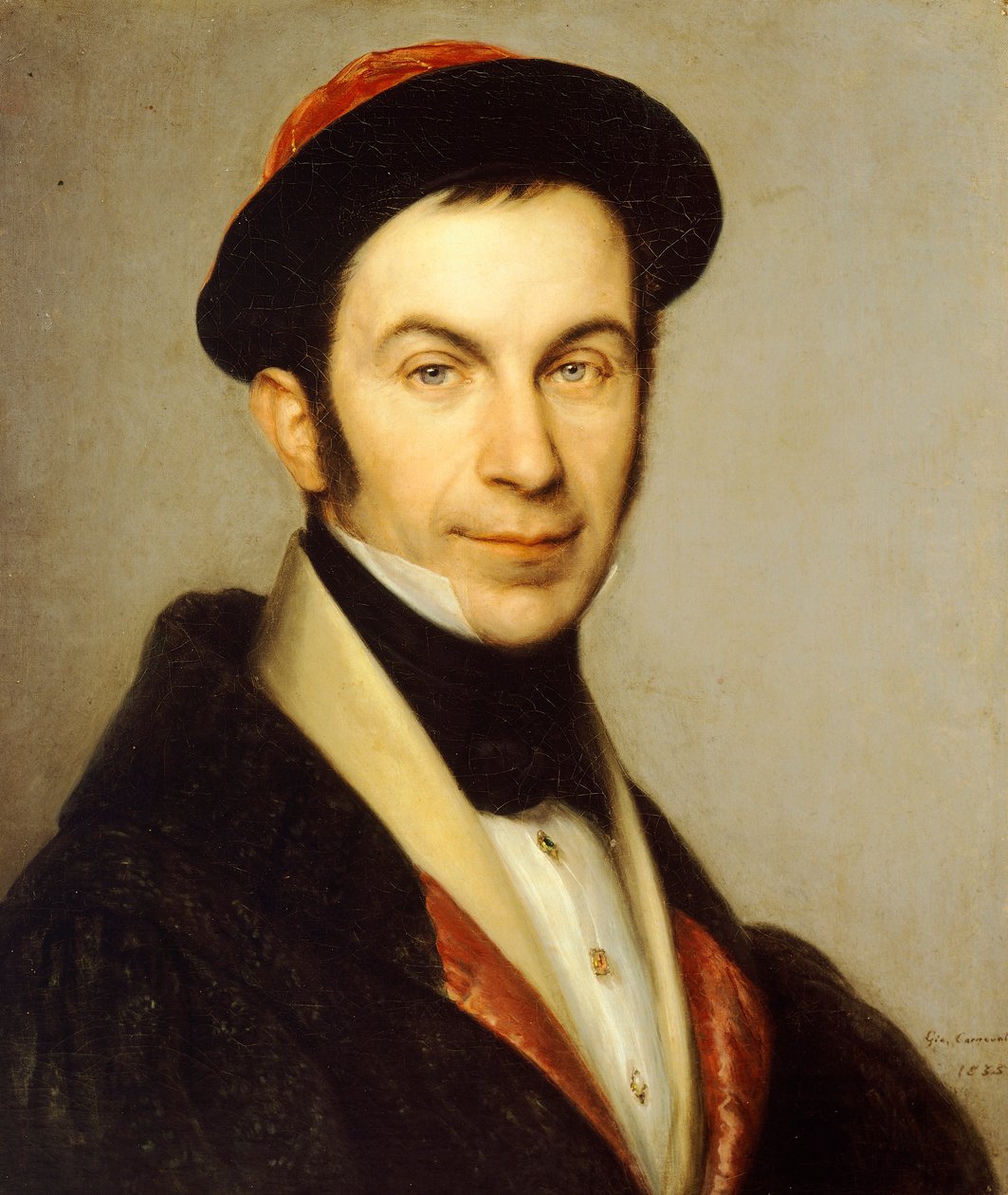 Portræt af Guglielmo Lochis af Giovanni Carnovali
