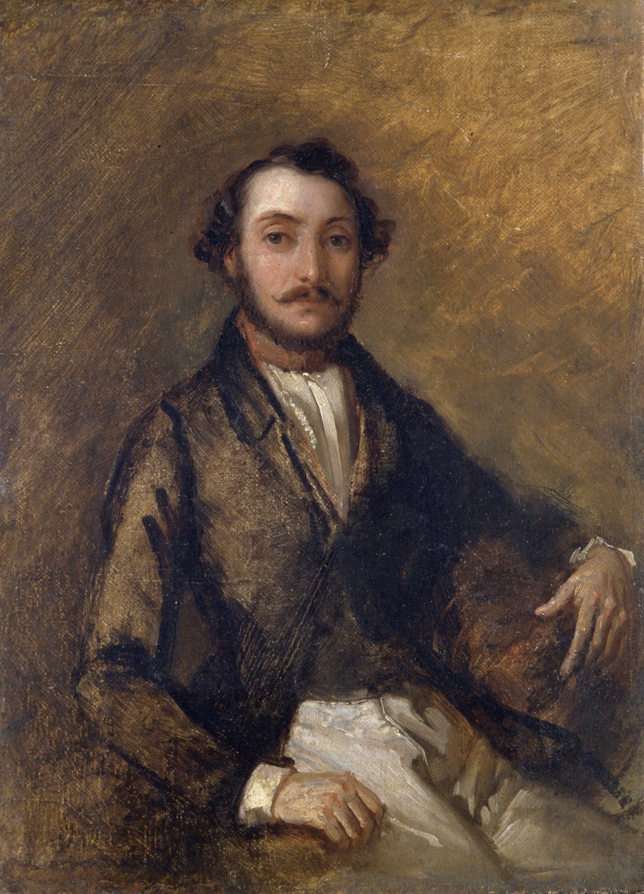 Portræt af Gaetano Donizetti (1797-1848), italiensk komponist. Maleri af Giovanni Carnovali dit il Piccio (1804-1873) af Giovanni Carnovali