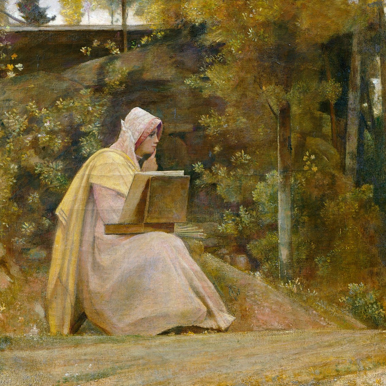 To Be or not to Be: Who Loves not is not, af Giovanni, kendt som Nino Costa, Circa 1880 af Giovanni Costa