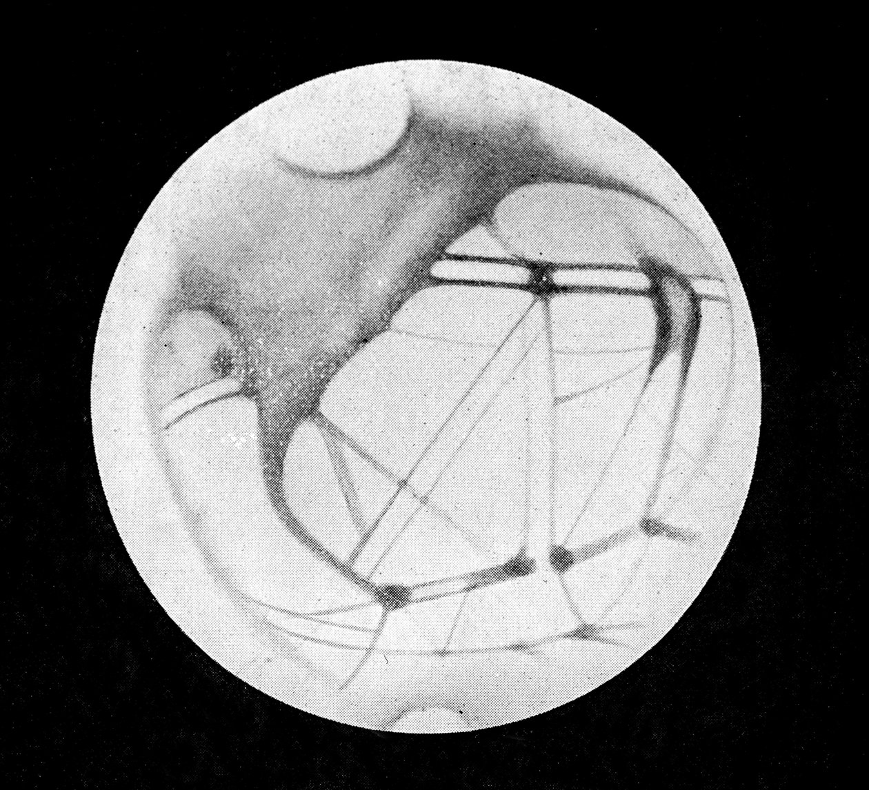 De dobbelte kanaler på Mars (Mars-kanaler eller canali-kanaler), efter Giovanni Virginio Schiaparelli (1835-1910), italiensk astronom (1890) - i "" The Sky"", af Alphonse Berget, Larousse af Giovanni (after) Schiaparelli