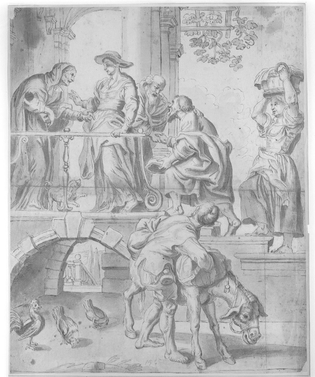 Besøget af Giovanni Agostino Ratti