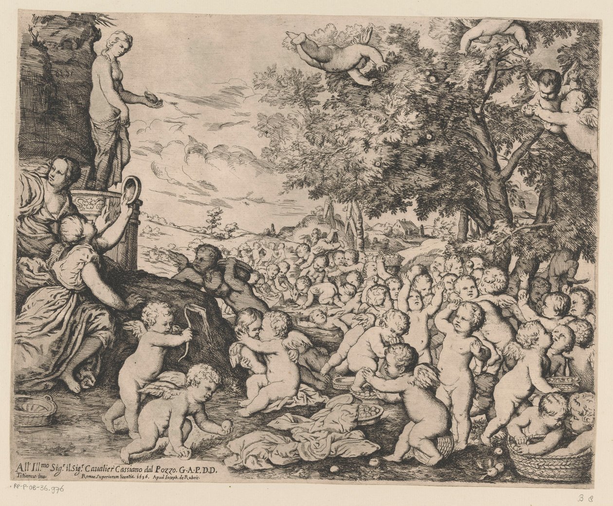 Tilbedelse af Venus af putti af Giovanni Andrea Podesta