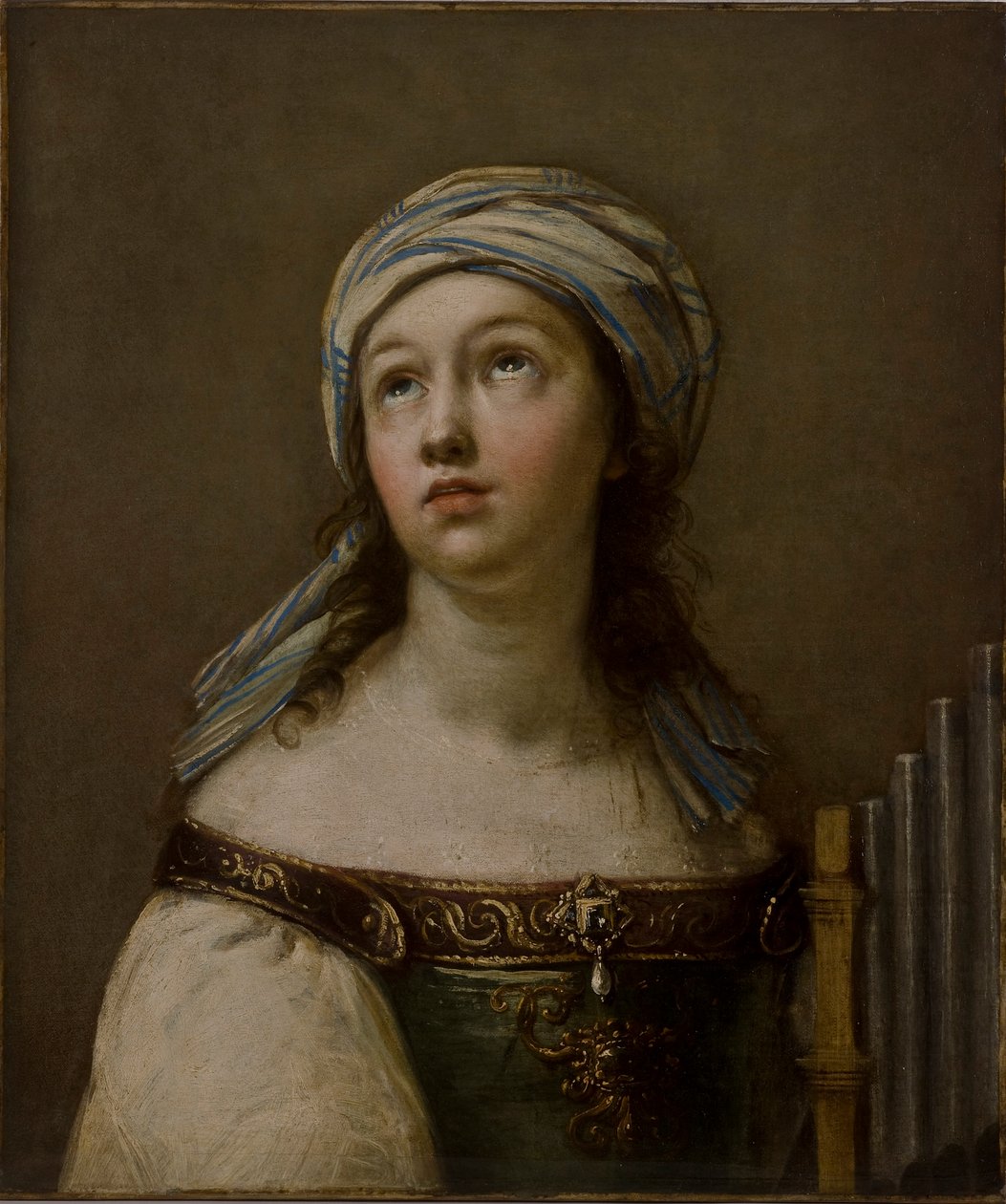 Sankt Cecilia i ekstase af Giovanni Andrea Sirani