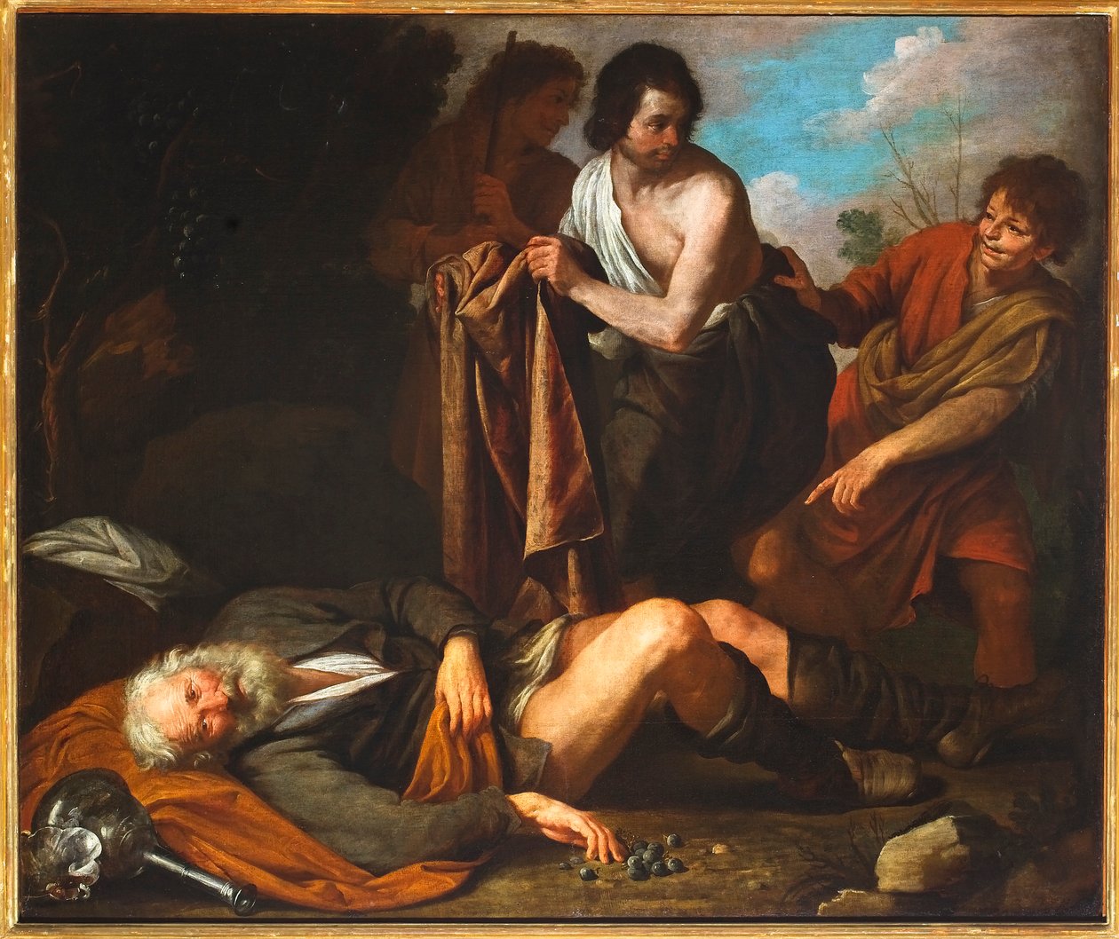 Beruset af Noah, 1630-35 af Giovanni Andrea di Ferrari