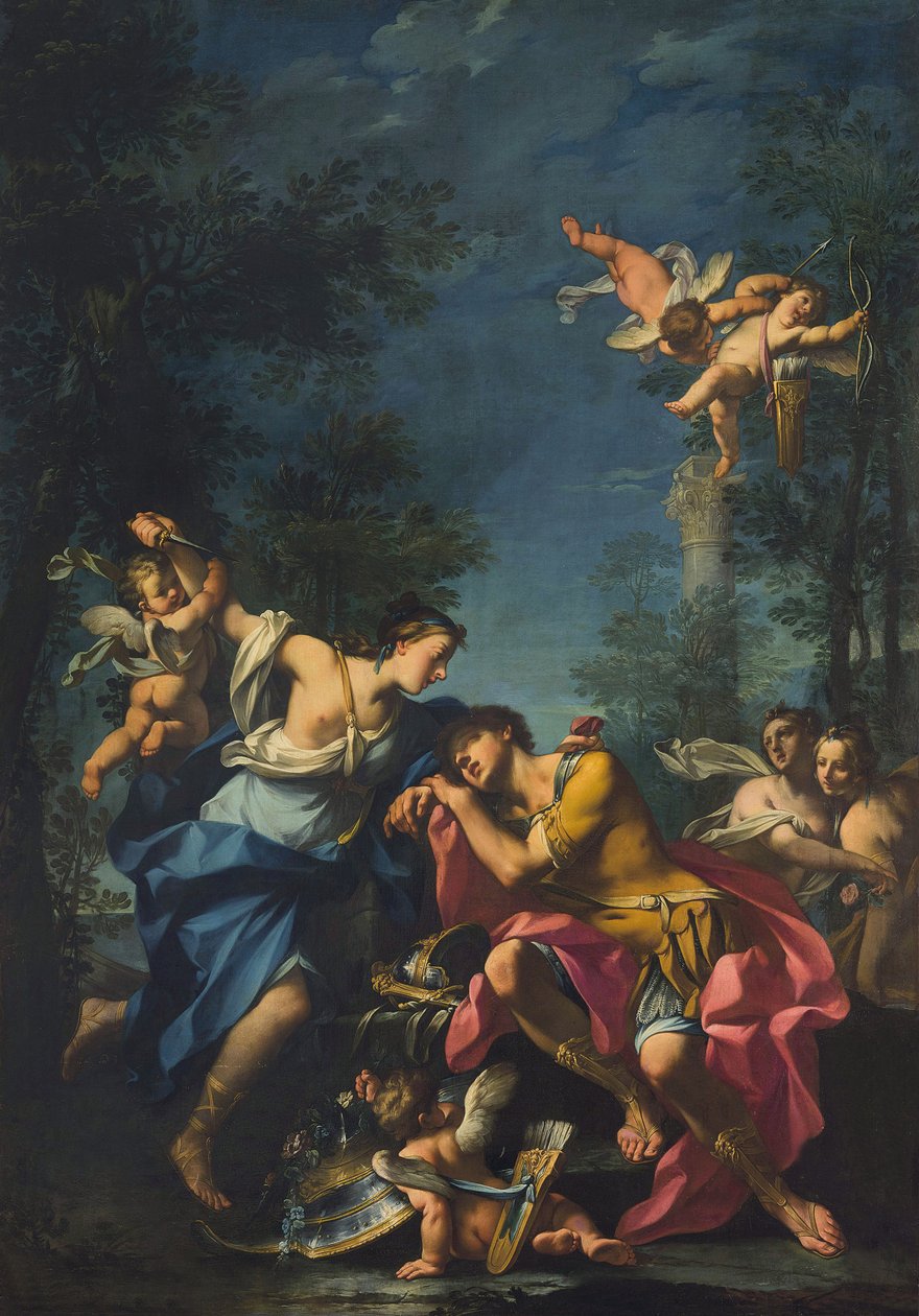 Rinaldo og Armida. af Giovanni Angelo Borroni