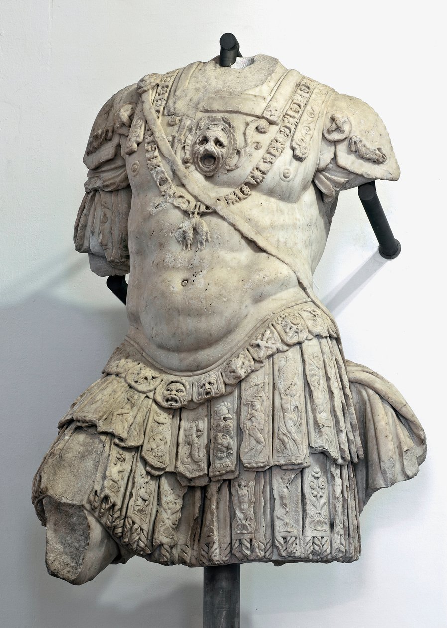 Marmorbuste af Andrea Doria (1466-1560), condottiere og admiral af Genes. Skulptur af Giovanni Angelo Montorsoli (1507-1563) Genes, Palazzo Ducale af Giovanni Angelo Montorsoli