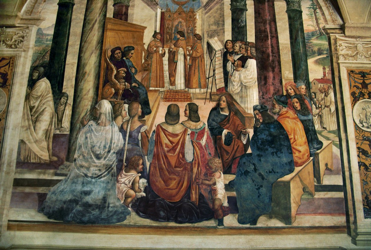 Vita af Sankt Benedikt da Nurcia af Giovanni Antonio Bazzi Sodoma