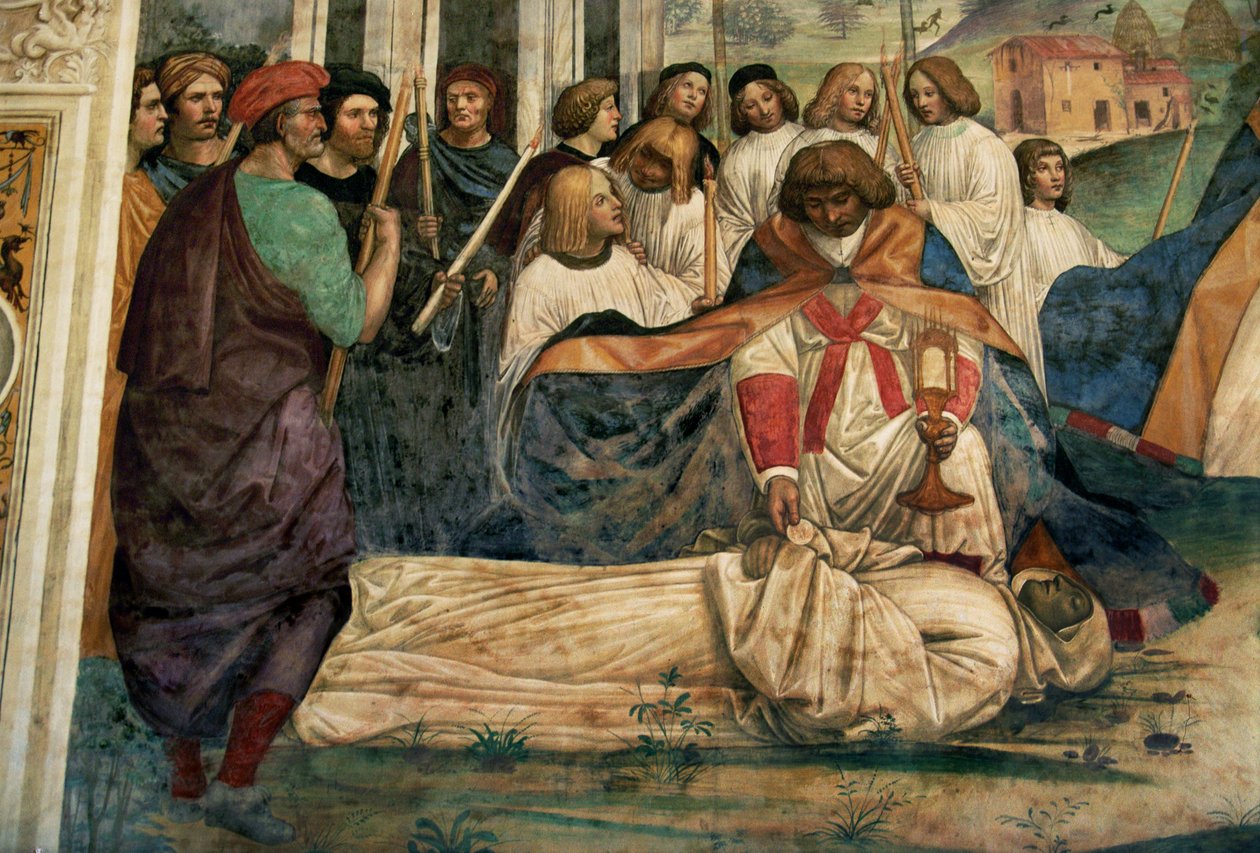 Vita af Sankt Benedikt da Nurcia af Giovanni Antonio Bazzi Sodoma