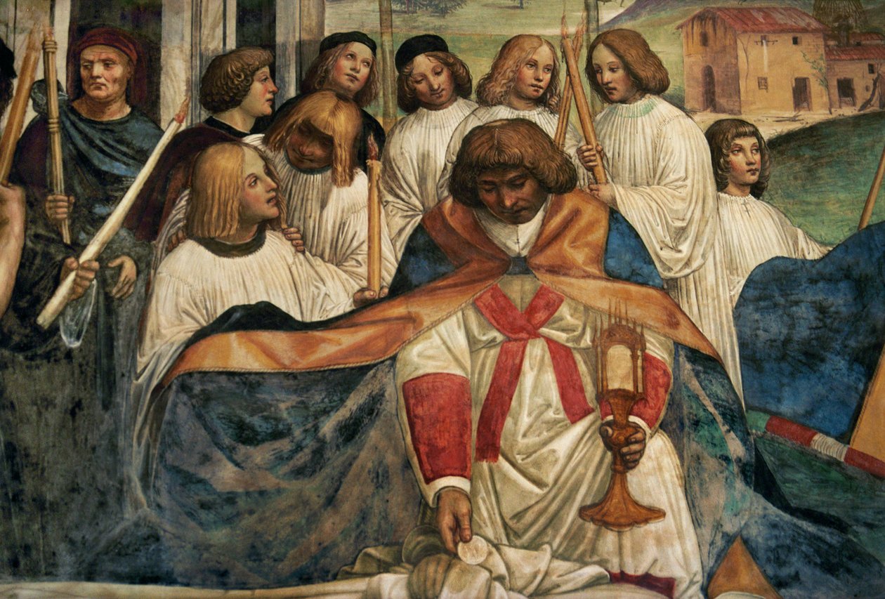 Vita af Sankt Benedikt da Nurcia af Giovanni Antonio Bazzi Sodoma