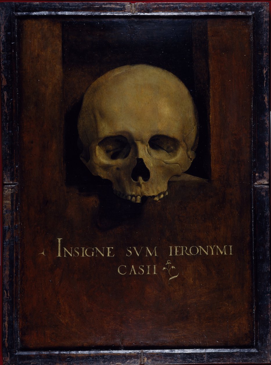 Memento Mori, ca. 1500 (olie på træpanel) af Giovanni Antonio Boltraffio