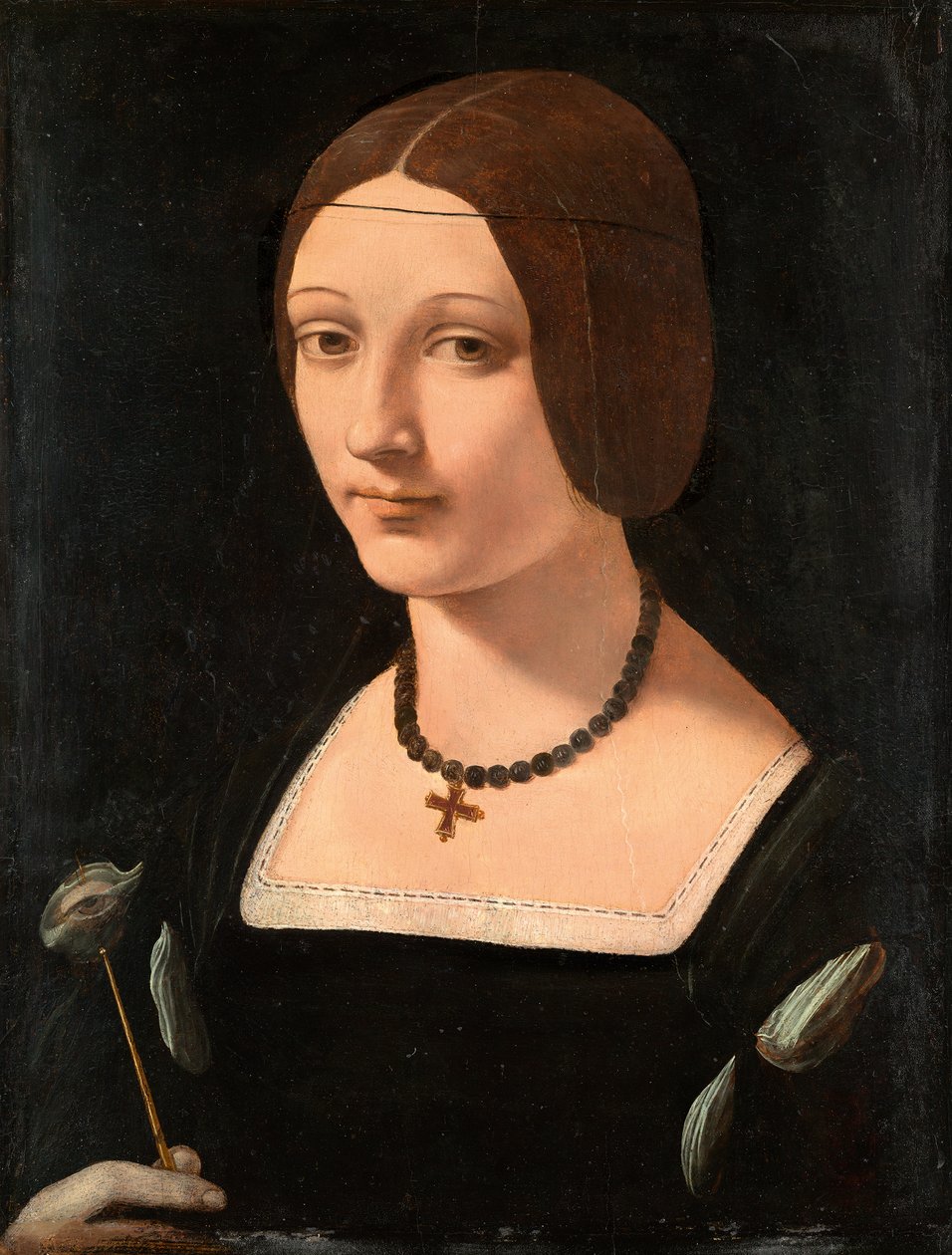 Portræt af en dame












 som Sankt Lucia af Giovanni Antonio Boltraffio