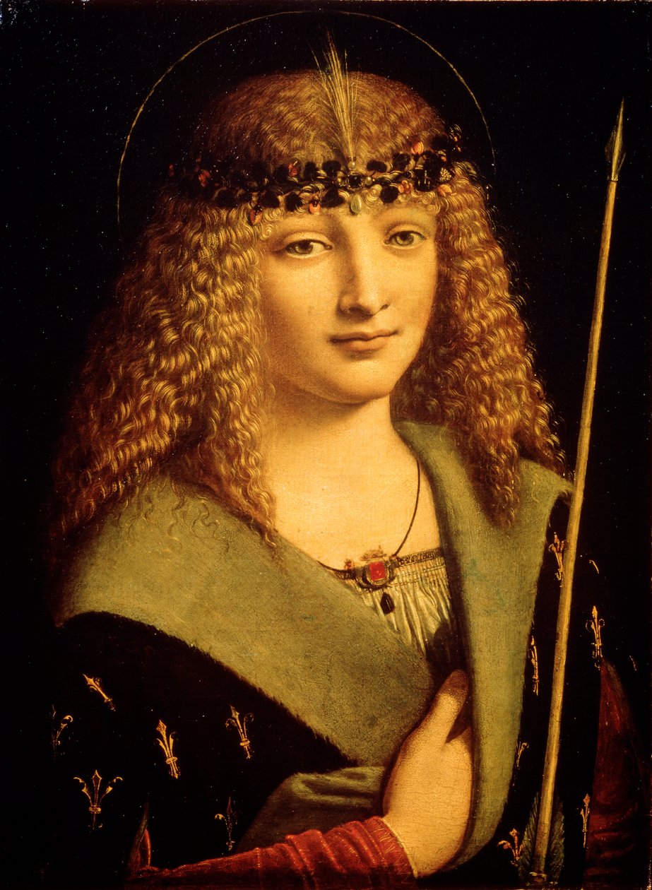 Portræt af en ungdom som Sankt Sebastian, c1500 af Giovanni Antonio Boltraffio