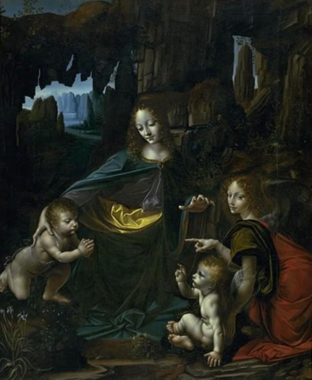 The Virgin of the Rocks af Giovanni Antonio Boltraffio