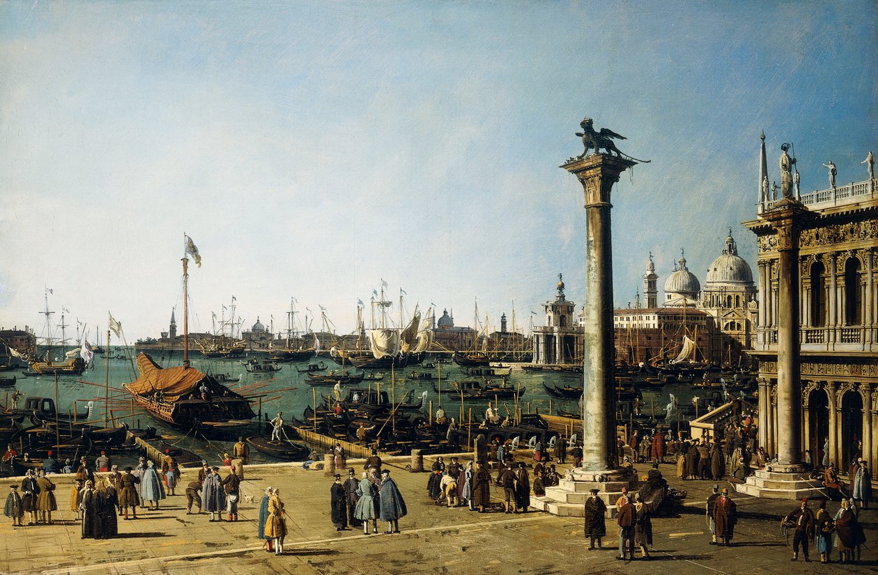 Bacino di S. Marco, Venedig, fra Piazzetta, af Giovanni Antonio Canal