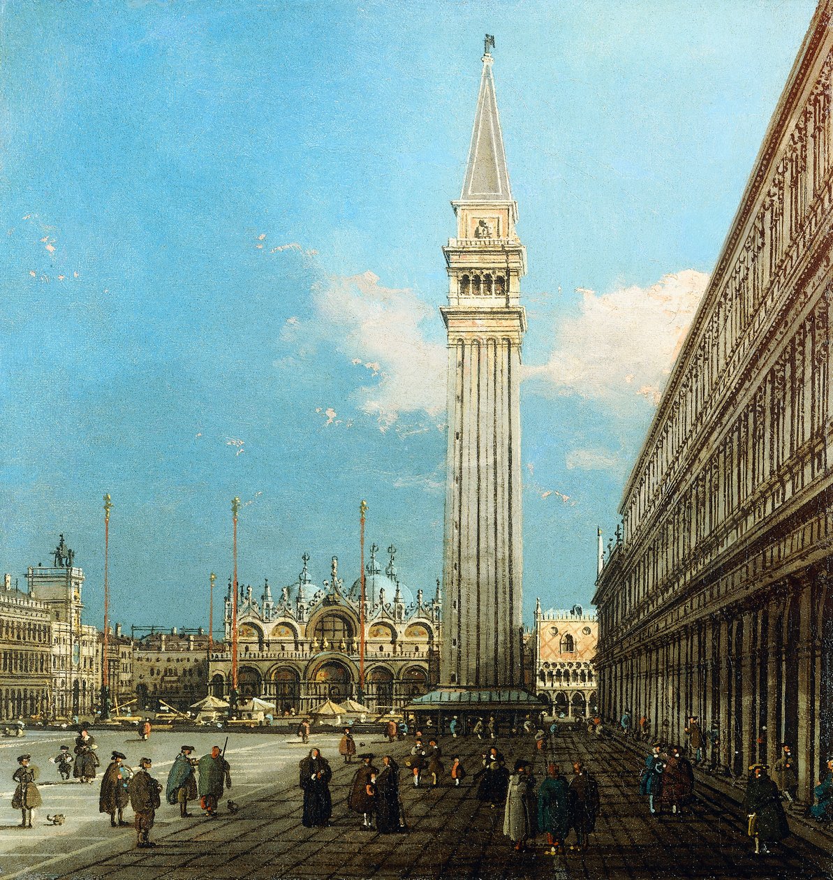 Piazzetta, Venedig, med Bacino di S. Marco og Isola di S. Giorgio Magiore, af Giovanni Antonio Canal