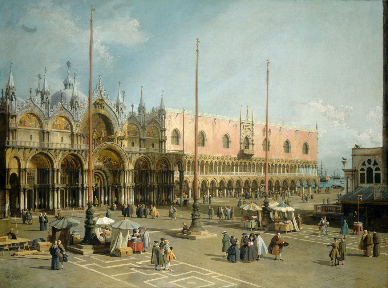Markuspladsen, Venedig, 1742-44 af Giovanni Antonio Canal