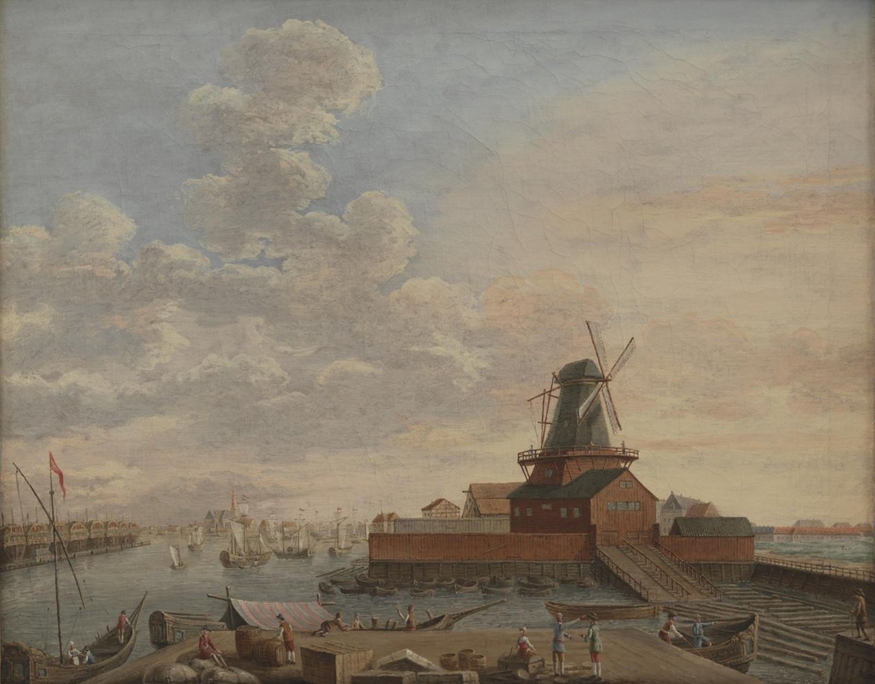 Orlogsværfterne på Christianshavn af Giovanni Antonio Cesari