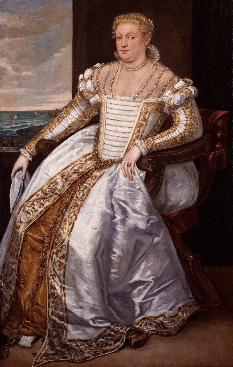 Portræt af en Dame af Giovanni Antonio Fasolo
