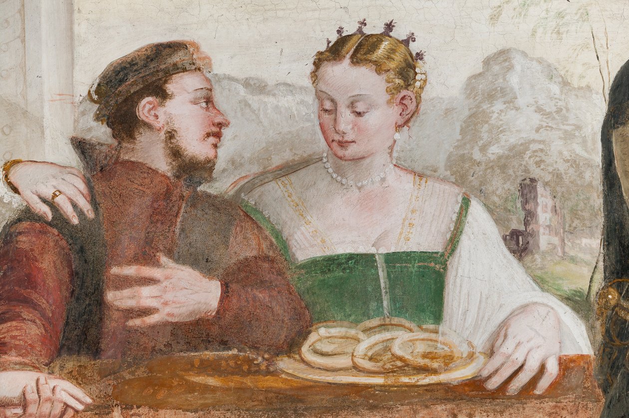 The Banket, Main Hall, ca. 1570 (fresco) af Giovanni Antonio Fasolo
