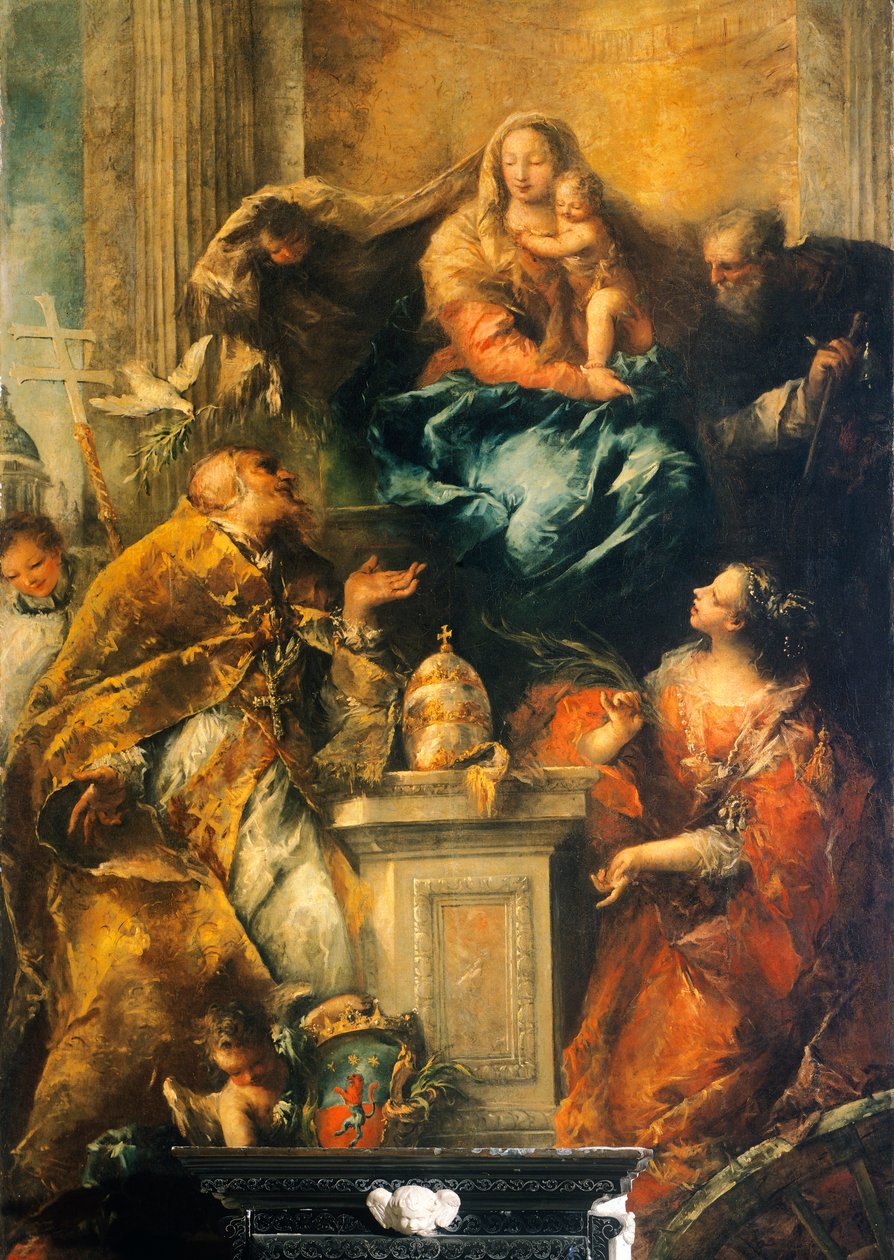 Ferri altertavle, ca. 1755 (olie på lærred) af Giovanni Antonio Guardi