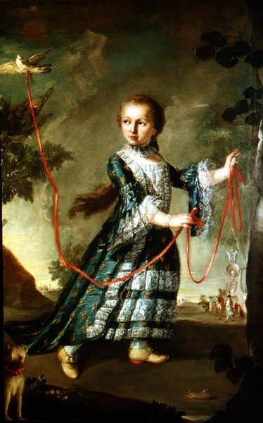 Portræt af en pige af Giovanni Antonio Guardi