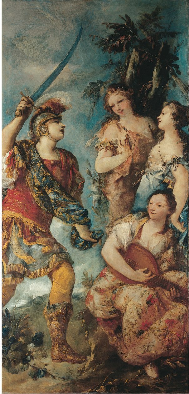 Rinaldo og nymferne af Giovanni Antonio Guardi