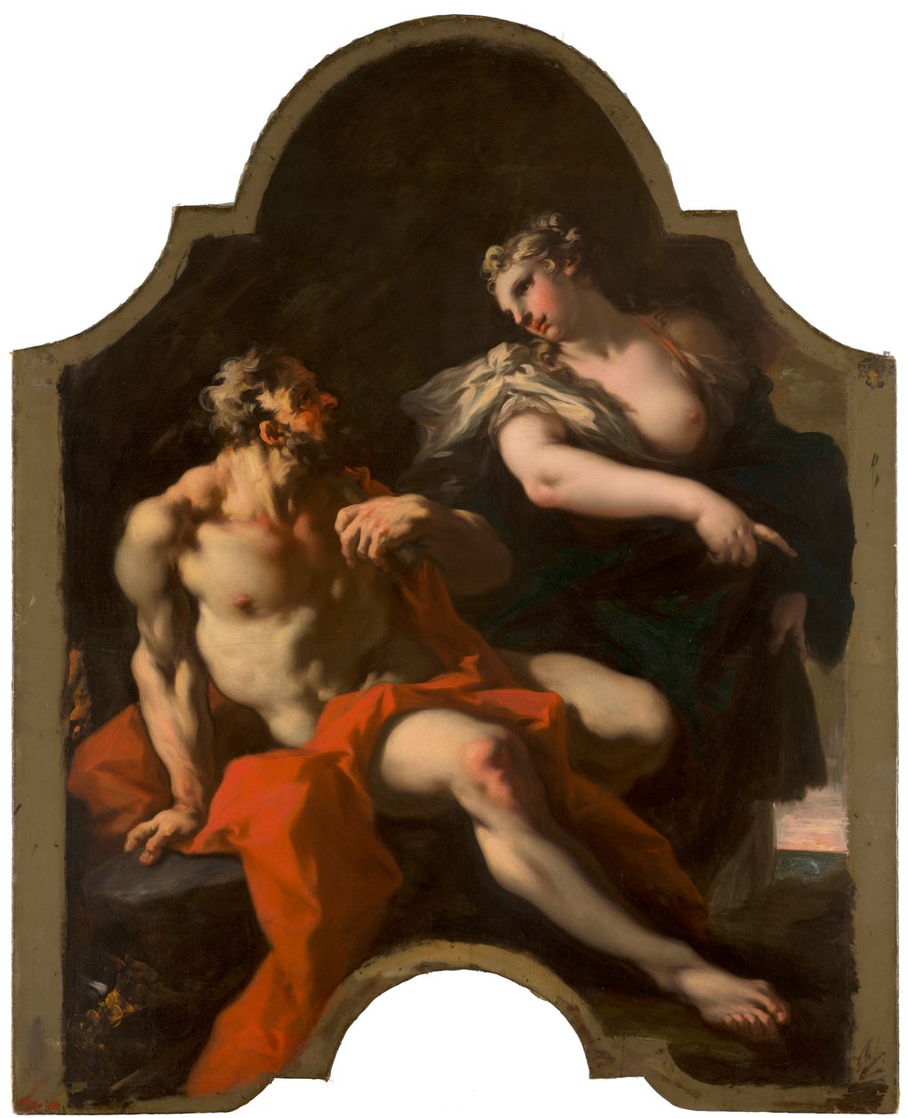 Mytologisk eller allegorisk fremstilling af Giovanni Antonio Pellegrini