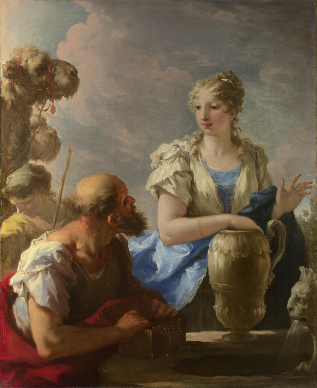 Rebecca ved Brønden, 1708-13 af Giovanni Antonio Pellegrini