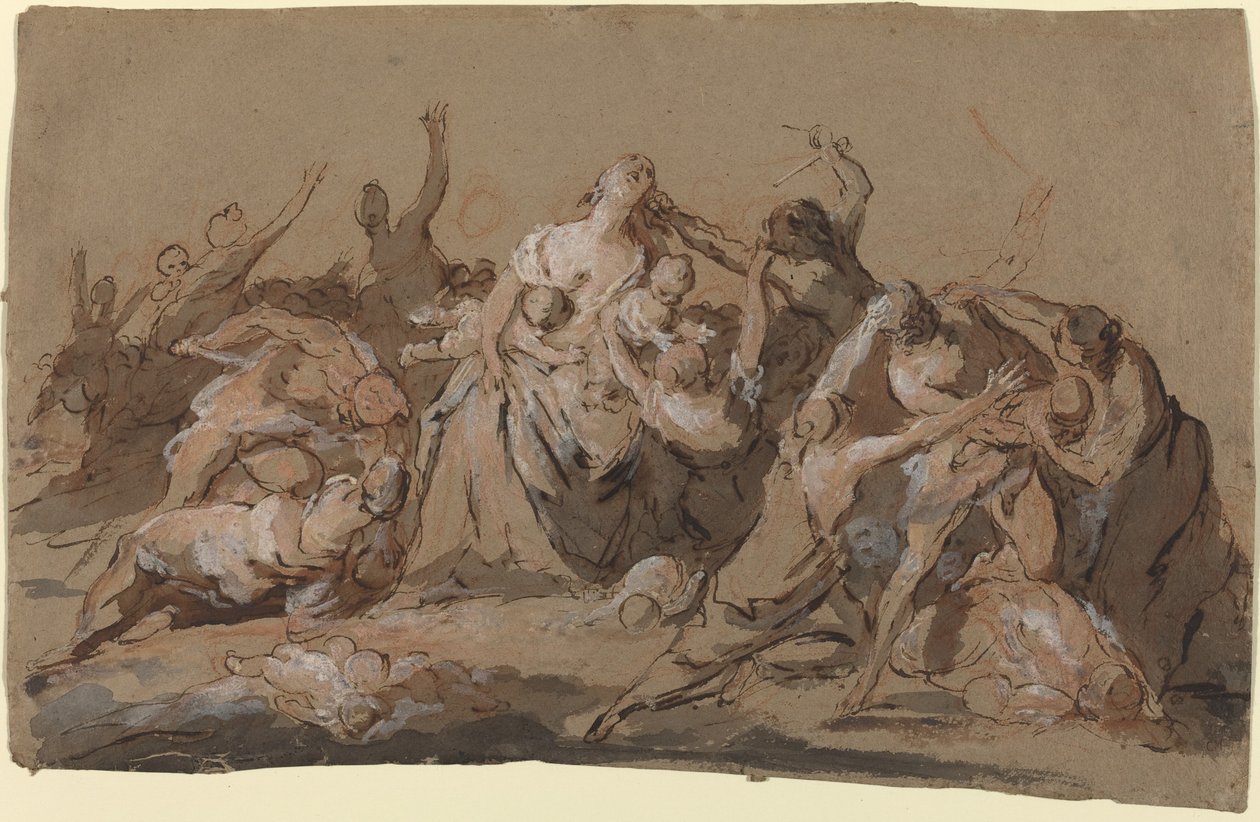 Massakren på de uskyldige af Giovanni Antonio Pellegrini
